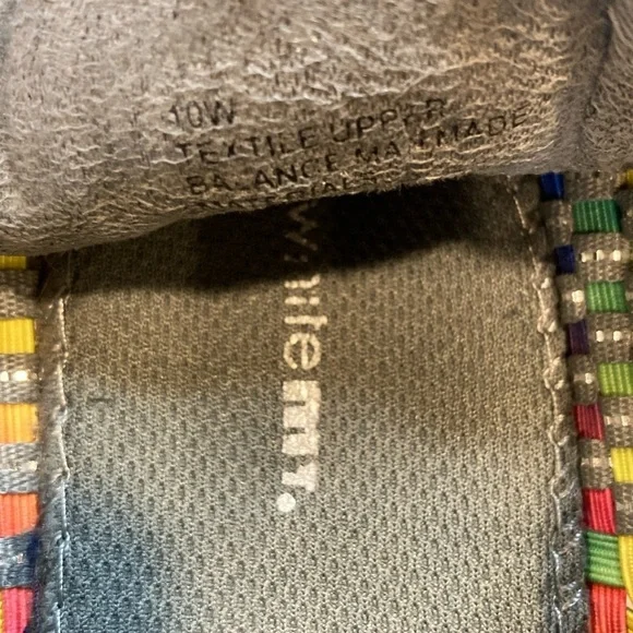 White mountain size W10 rainbow Mary Janes with wedge heel Super cute comfy Fc 2 - Picture 5 of 6